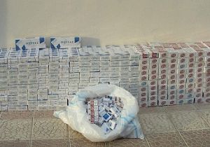 6 bin paket sigara yakalandı